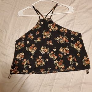 Forever 21 floral crop camisole